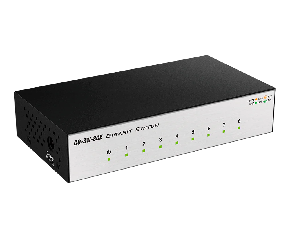 D-Link 8-Port Gigabit Metal Unmanaged Desktop Switch - (GO-SW-8GE) - Image 2