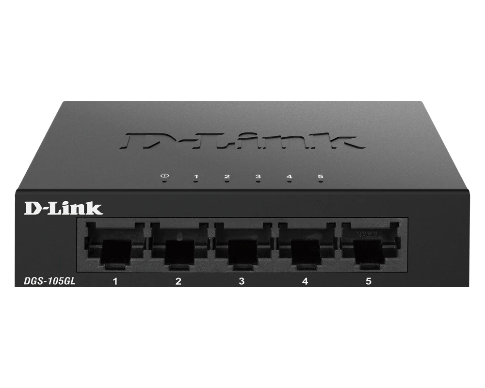 [Certified Refurbished] D-Link 5-Port Gigabit Ethernet Unmanaged Metal Compact Switch - (DGS-105GL/RE) - Image 4