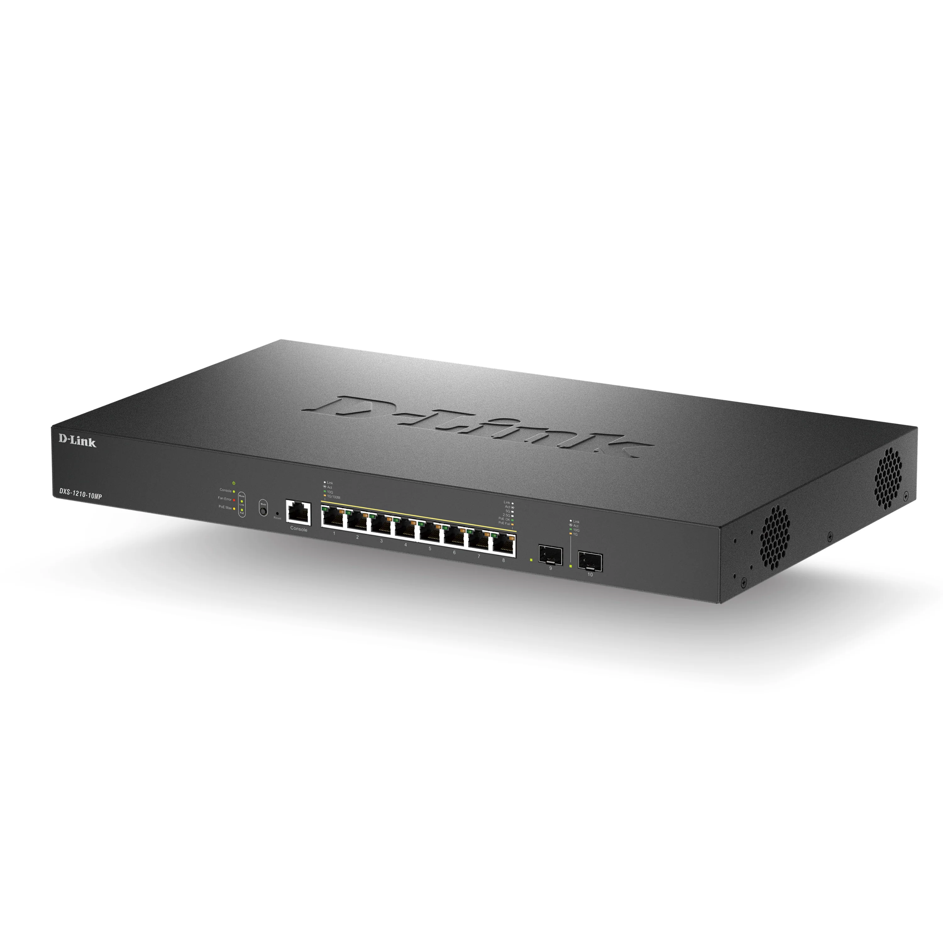 D-Link 10-Port 10GbE Multi-Gigabit PoE++ Layer 3 Lite Managed Switch (DXS-1210-10MP), 8x 10GbE PoE++ 370W, 2x 10GbE SFP+ Uplinks - Image 3