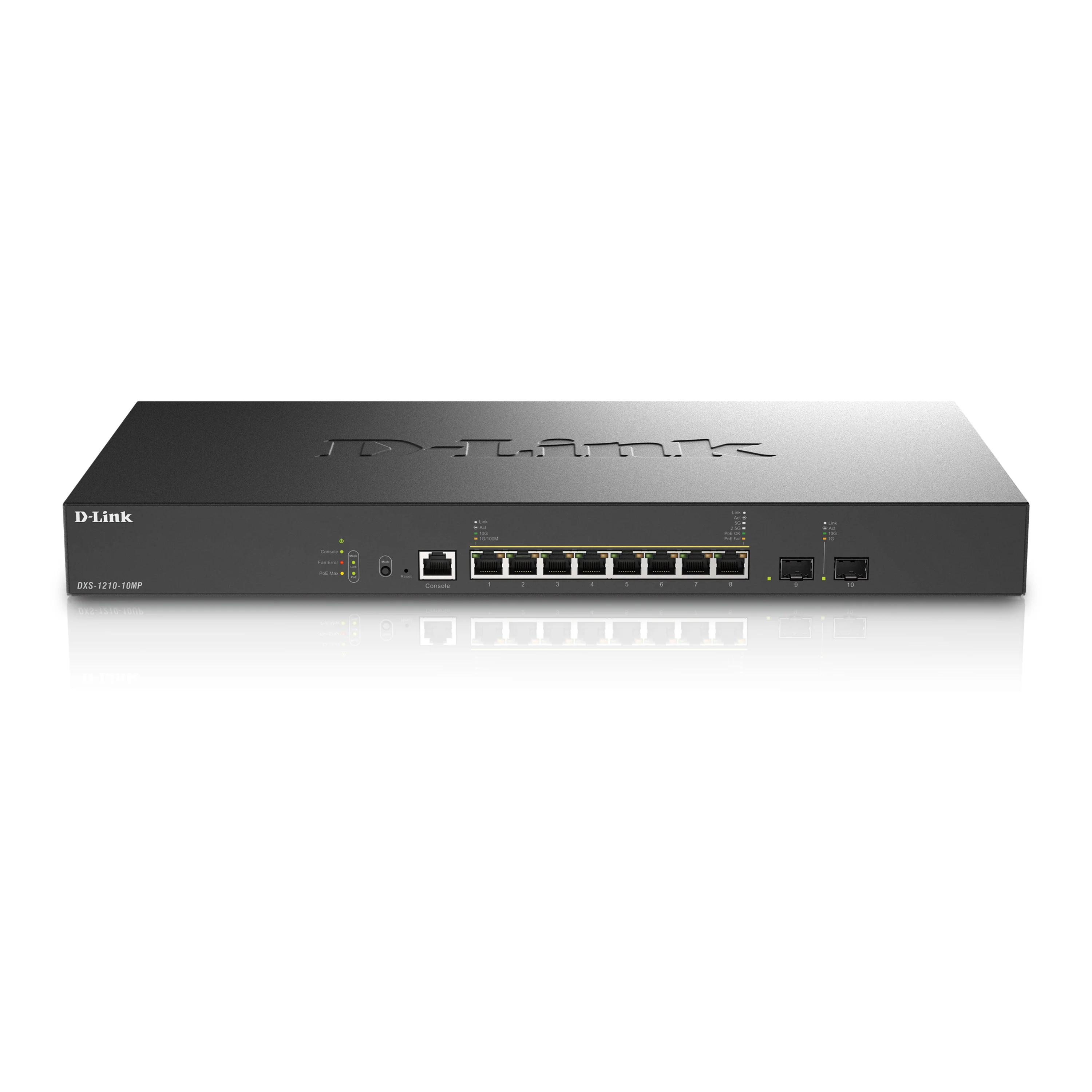 D-Link 10-Port 10GbE Multi-Gigabit PoE++ Layer 3 Lite Managed Switch (DXS-1210-10MP), 8x 10GbE PoE++ 370W, 2x 10GbE SFP+ Uplinks - Image 5