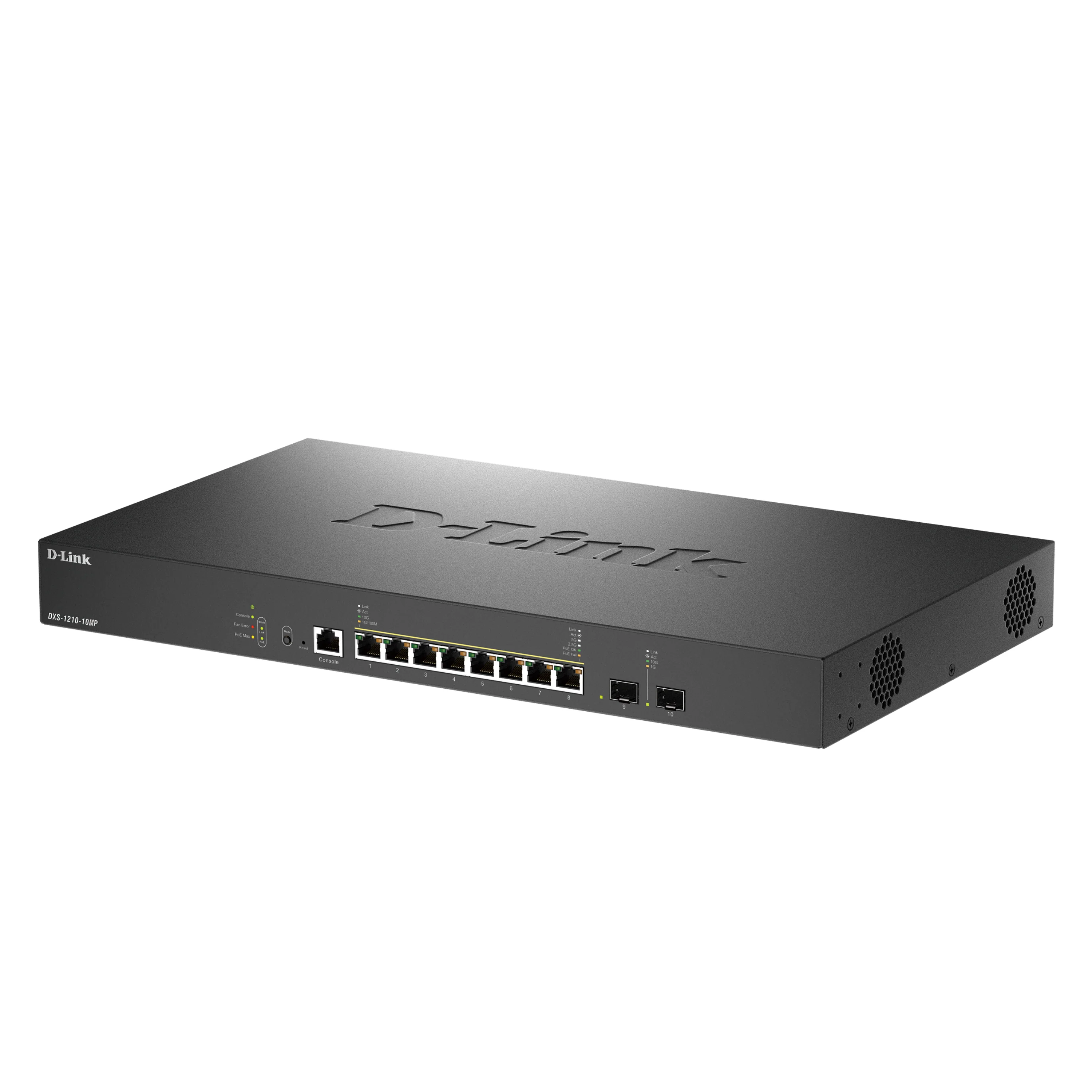 D-Link 10-Port 10GbE Multi-Gigabit PoE++ Layer 3 Lite Managed Switch (DXS-1210-10MP), 8x 10GbE PoE++ 370W, 2x 10GbE SFP+ Uplinks - Image 6