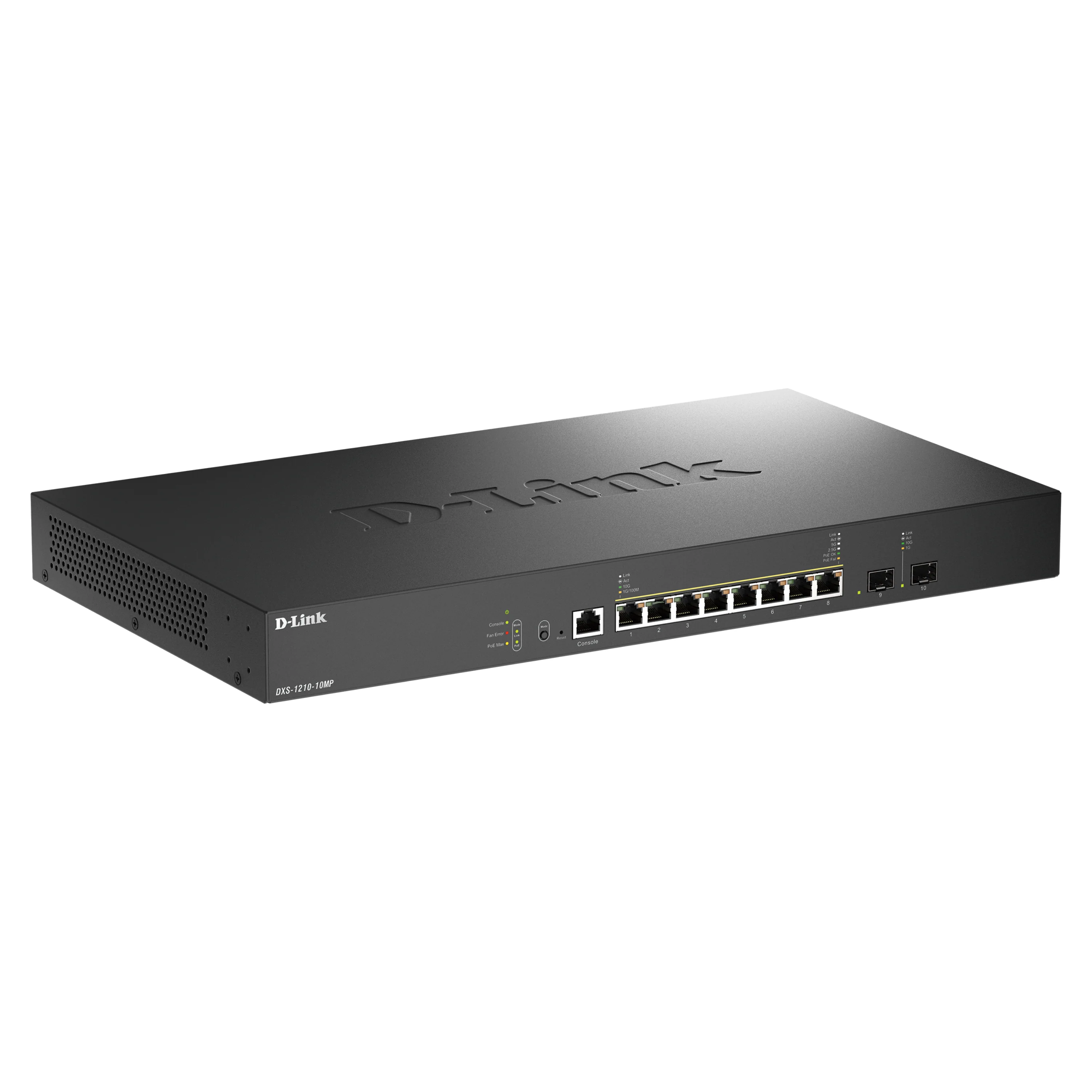 D-Link 10-Port 10GbE Multi-Gigabit PoE++ Layer 3 Lite Managed Switch (DXS-1210-10MP), 8x 10GbE PoE++ 370W, 2x 10GbE SFP+ Uplinks - Image 7