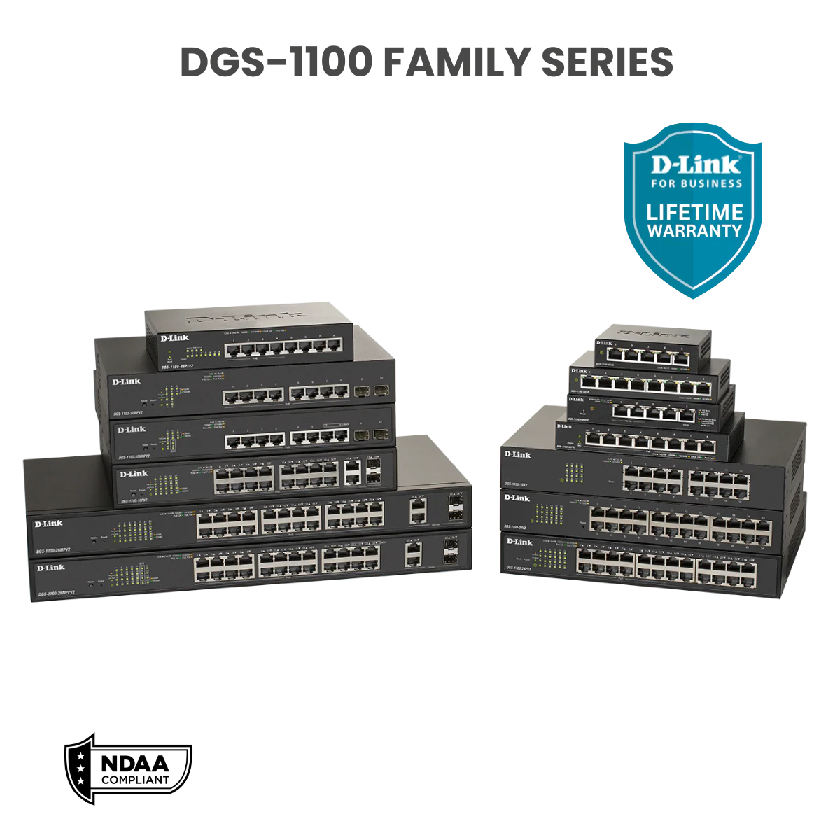 D-Link 10-Port Gigabit PoE Smart Managed Switch - (DGS-1100-10MPPV2) - Image 3