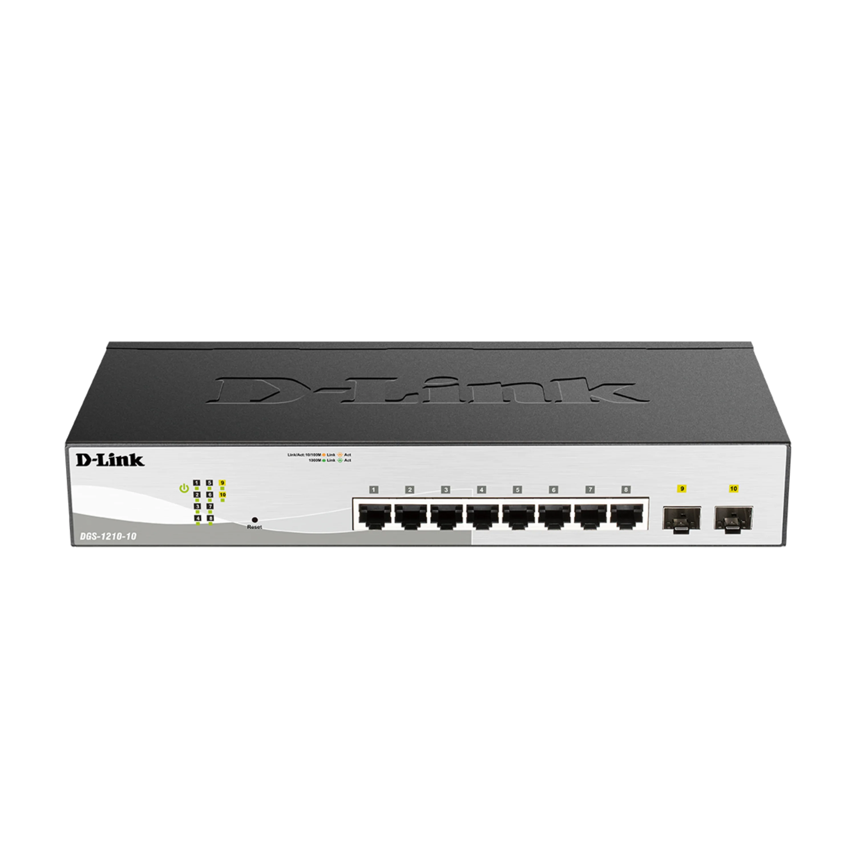 D-Link 10-Port Gigabit Smart Managed Switch (DGS-1210-10), 8 GbE + 2 Optical SFP Ports,  L3 Lite, Surveillance Mode, Follows NDAA/TAA - Image 7