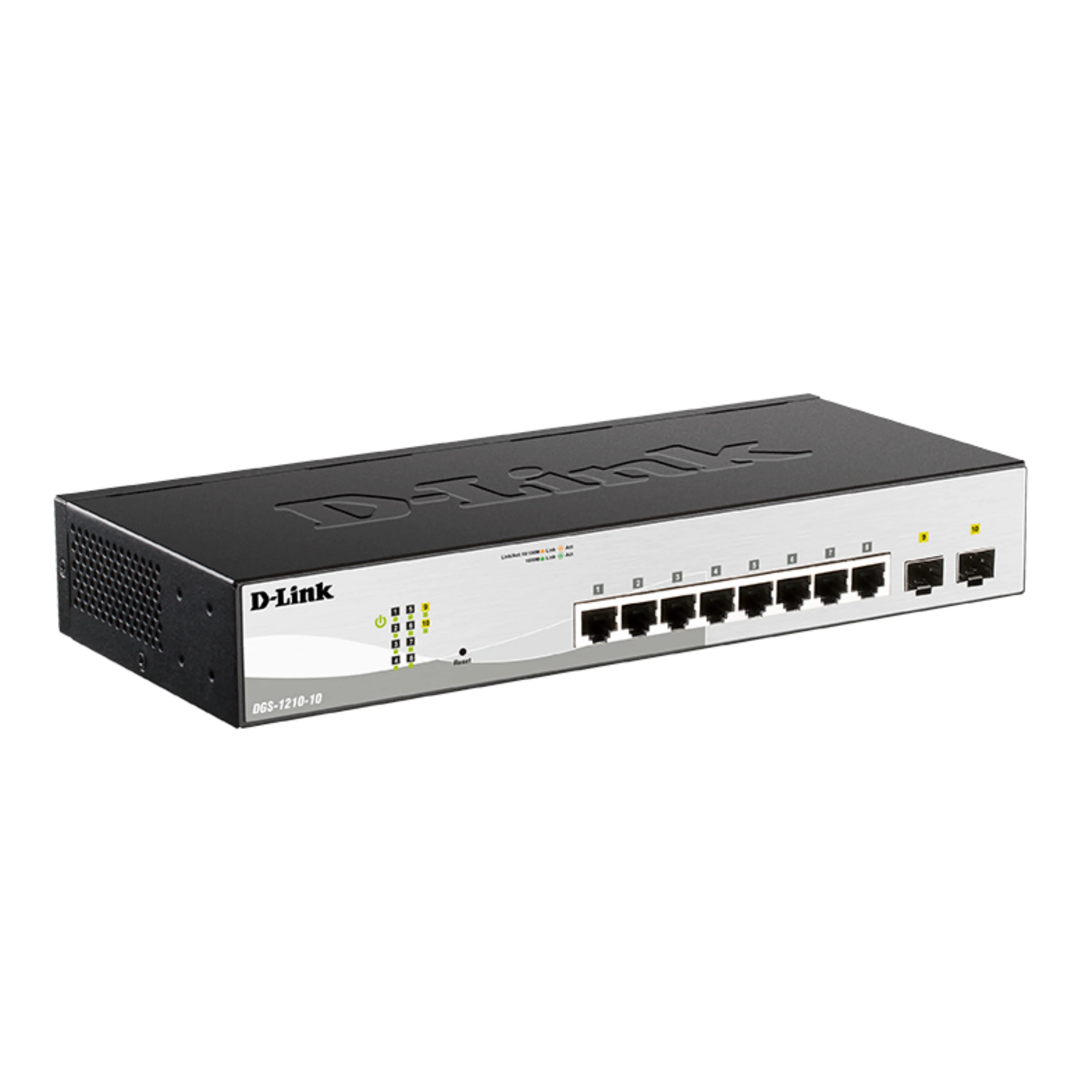 D-Link 10-Port Gigabit Smart Managed Switch (DGS-1210-10), 8 GbE + 2 Optical SFP Ports,  L3 Lite, Surveillance Mode, Follows NDAA/TAA - Image 8