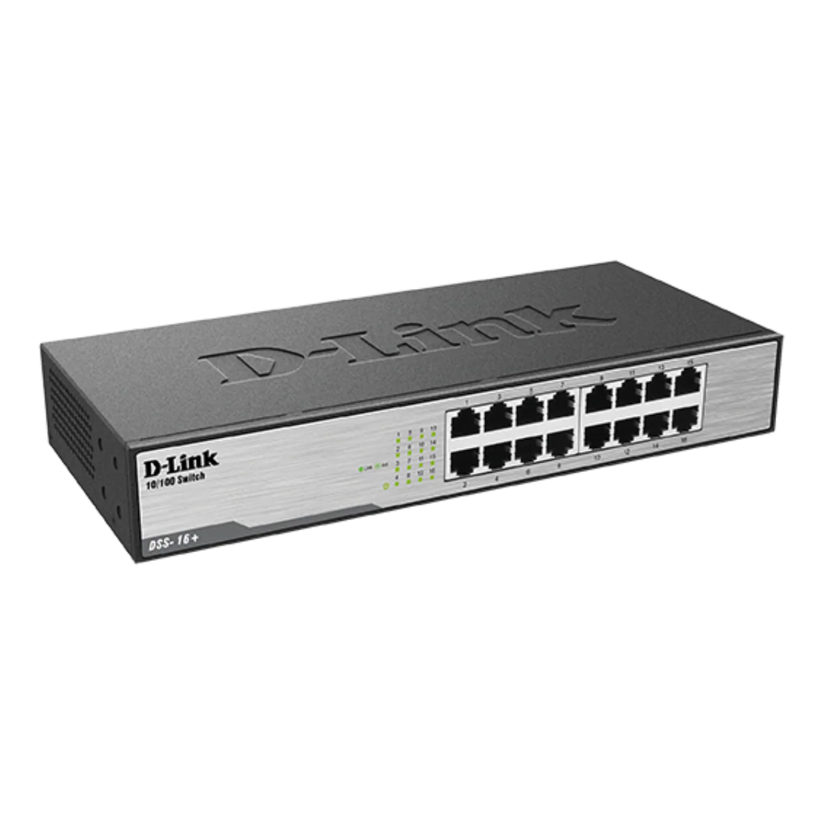 D-Link 16-Port Fast Ethernet Unmanaged/ Plug and Play Switch | Fanless | Desktop/Rackmount - (DSS-16+) - Image 3