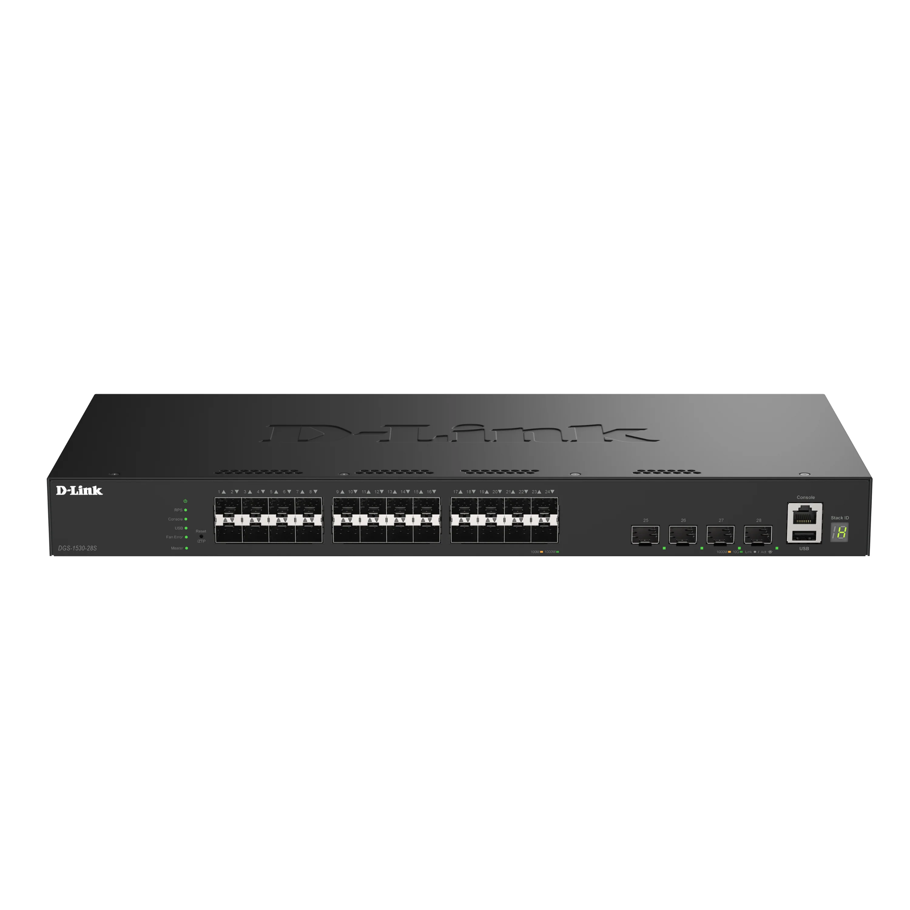 D-Link 28-Port Gigabit Stackable Managed Ethernet Fiber Switch with 10GbE Uplinks (DGS-1530-28S) | 24 x 1GbE SFP Ports+ 4x 10GbE SFP+ Ports, L3 Lite, Rackmount, Follows NDAA/TAA - Image 3