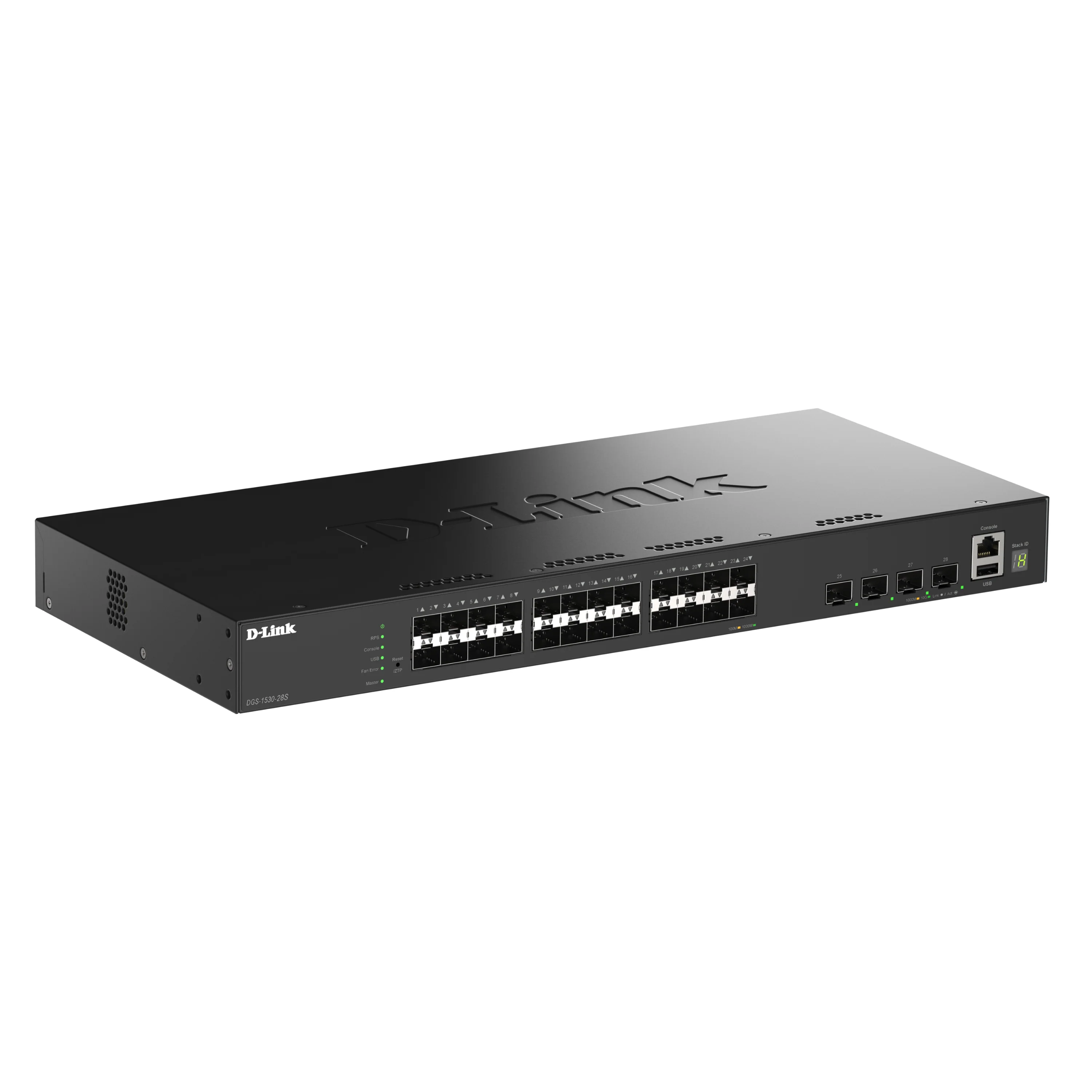 D-Link 28-Port Gigabit Stackable Managed Ethernet Fiber Switch with 10GbE Uplinks (DGS-1530-28S) | 24 x 1GbE SFP Ports+ 4x 10GbE SFP+ Ports, L3 Lite, Rackmount, Follows NDAA/TAA - Image 4