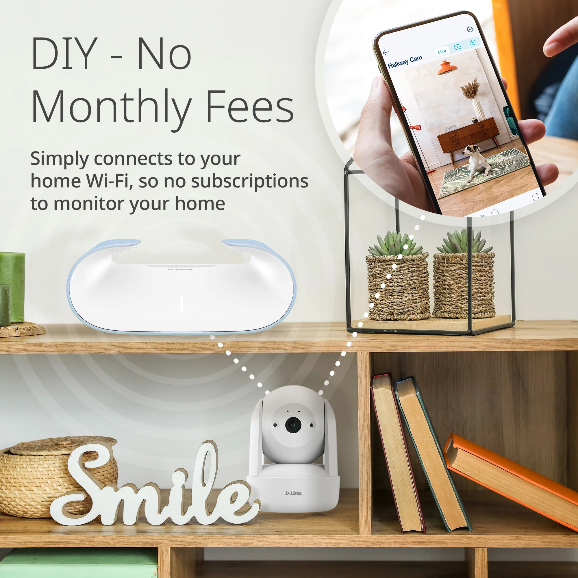 D-Link 2K Pan & Tilt Wi-Fi 6 Camera 2-Pack (DCS-6501LH-2PK) w/ 360 Degree View, 1296p, Sound/Motion Detection, 2-Way Audio, Flexible Recording, Night Vision - Image 6