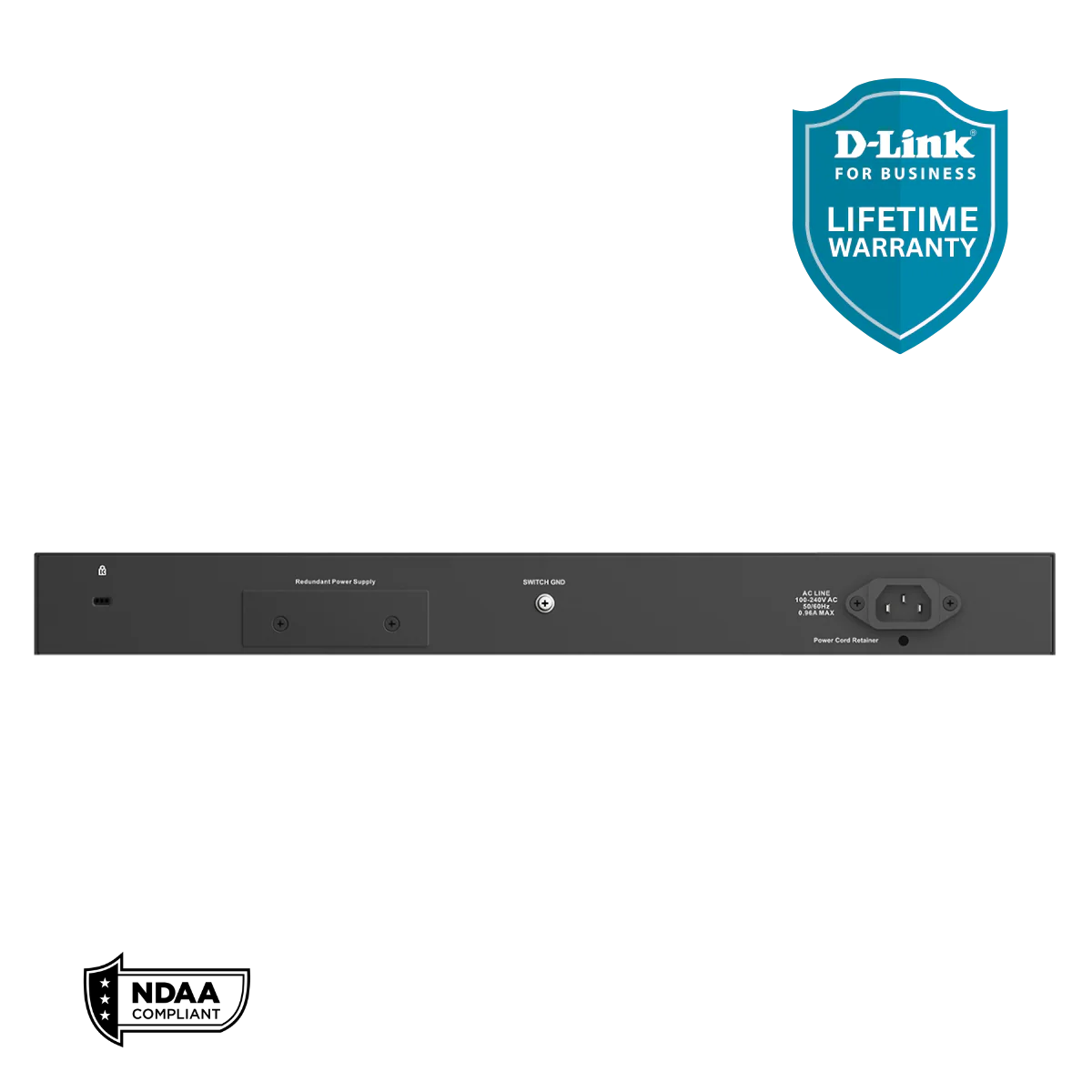 D-Link 30-Port Managed Multi-Gigabit Stackable Switch w/ 25GbE Uplinks | 24 1G/2.5G Ports + 2 1/2.5/5/10G Ports + 4 10/25G SFP28 Ports (DMS-3130-30TS) - Image 4