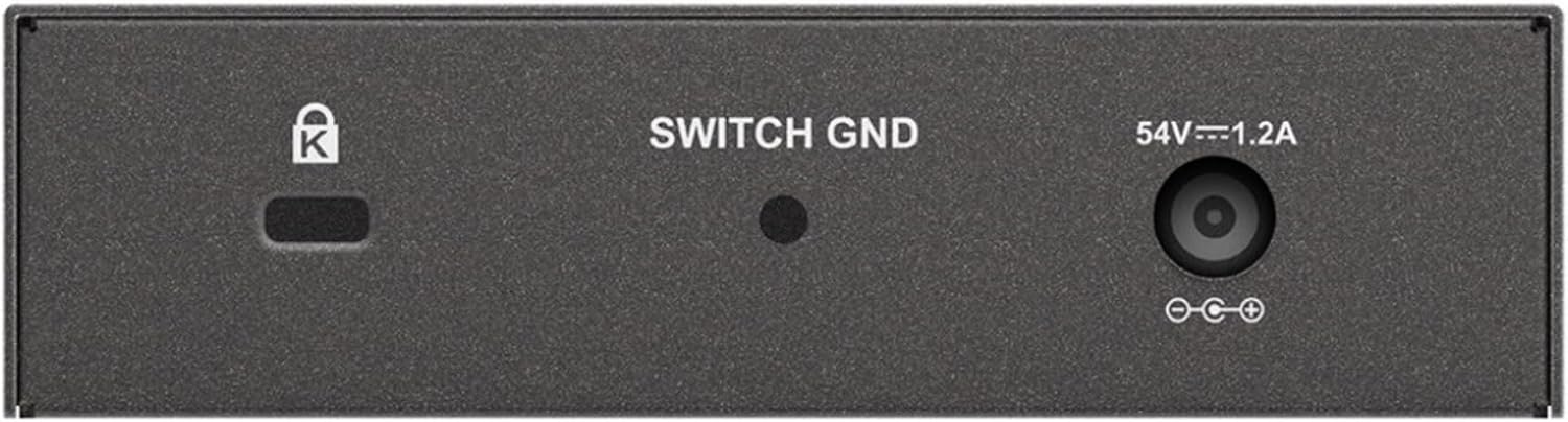 D-Link 5-Port Gigabit PoE+ Unmanaged/Plug and Play Switch (DGS-1005P) 4 PoE+ Ports (60W Total PoE Budget),  Fan-less, Metal Compact Desktop, Follows NDAA/TAA - Image 7