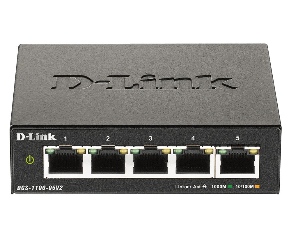 D-Link 5-Port Gigabit Smart Managed Switch (DGS-1100-05V2) Web Managed | Cable Diagnostics | Fanless | Compact Metal Desktop | NDAA Compliant - Image 6