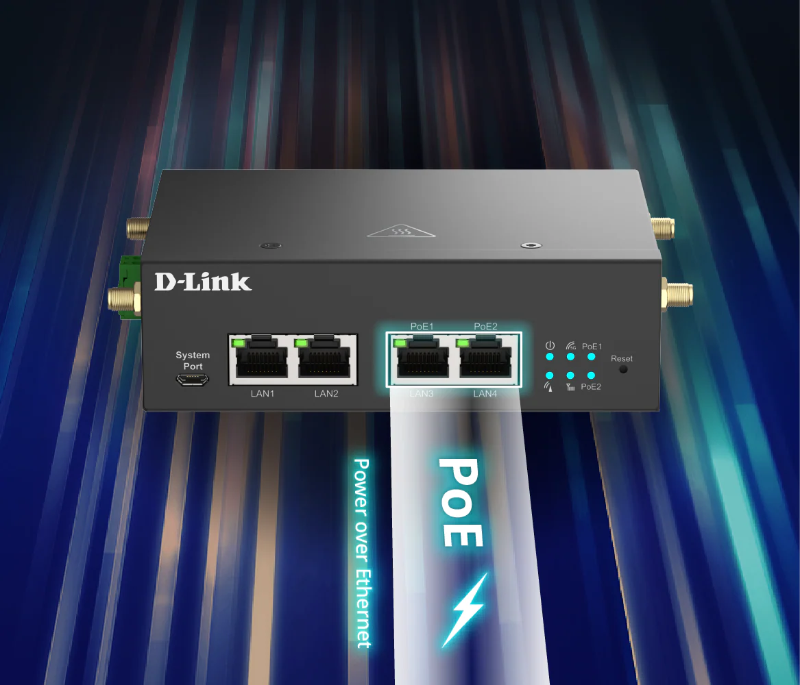 D-Link 5G/4G PoE Rugged Modem/Gateway (DWM-314-GP) | Carrier Certified with AT&T, Verizon, T-Mobile | Follows NDAA, TAA - Image 7