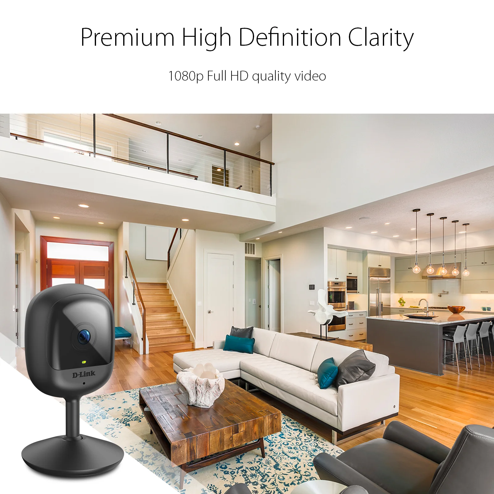 D-Link Pro Series Compact Full HD Pro Wi-Fi Camera w/1080p, Sound & Motion Detection, 2-Way Audio, Cloud & Local Recording, Night Vision (DCS-6100LHV2) - Image 5