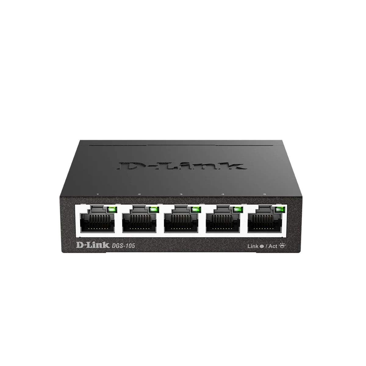 D-Link DGS-105 | 5-Port Gigabit Ethernet Switch | Unmanaged, Plug-&amp;-Play Network Splitter | Silent Fanless Metal | Desktop/Wall-Mount | QoS, IEEE802.3az Energy-Saving | Limited Lifetime Warranty (DGS-105) - Image 3