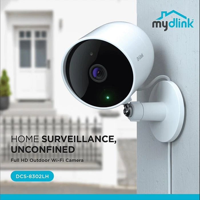 D-Link Full HD Indoor/Outdoor WiFi Camera 1-PK Brown Box - (DCS-8302LH-PP) - Image 5
