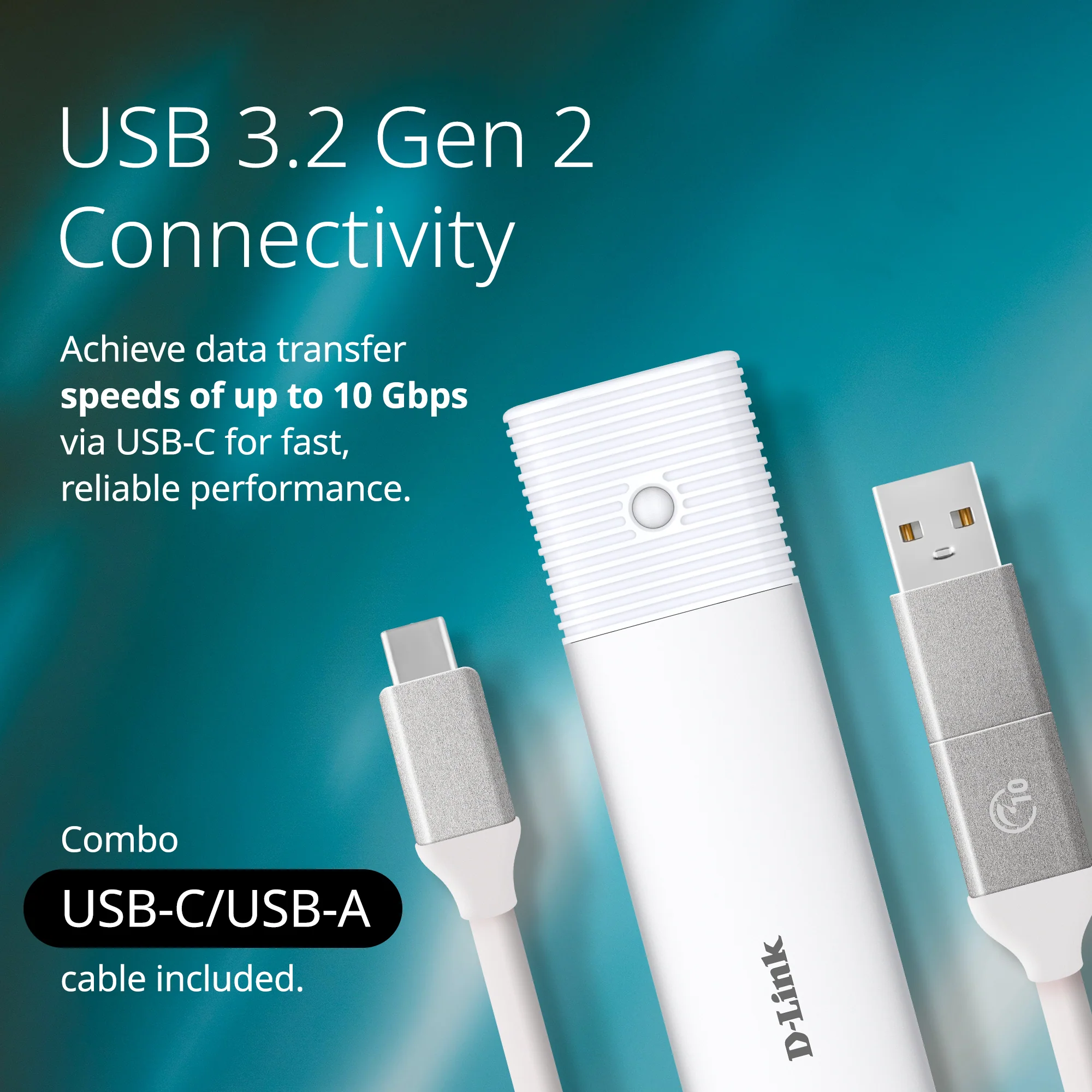 D-Link USB-C M.2 NVMe/NGFF SSD Enclosure - DSP-111 - Image 5