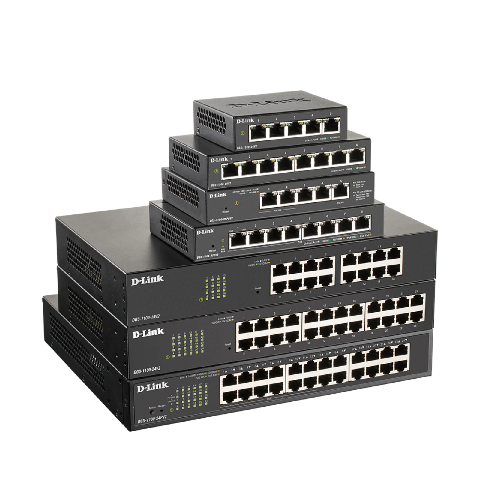 D-Link 8-Port Gigabit Smart Managed PoE+ Switch | 8 PoE+ Ports (64W) | Compact Metal Desktop |NDAA Compliant - (DGS-1100-08PV2) - Image 9