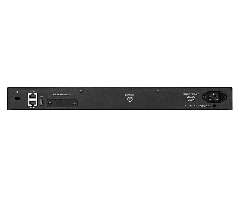 D-Link 54-Port Managed Stackable Switch with 10GbE Ports (DGS-3130-54TS), 48 Gigabit Ports + 2 10GbE Copper Ports + 4 10G SFP+ Uplink Ports, L3, Follows NDAA, TAA - Image 5