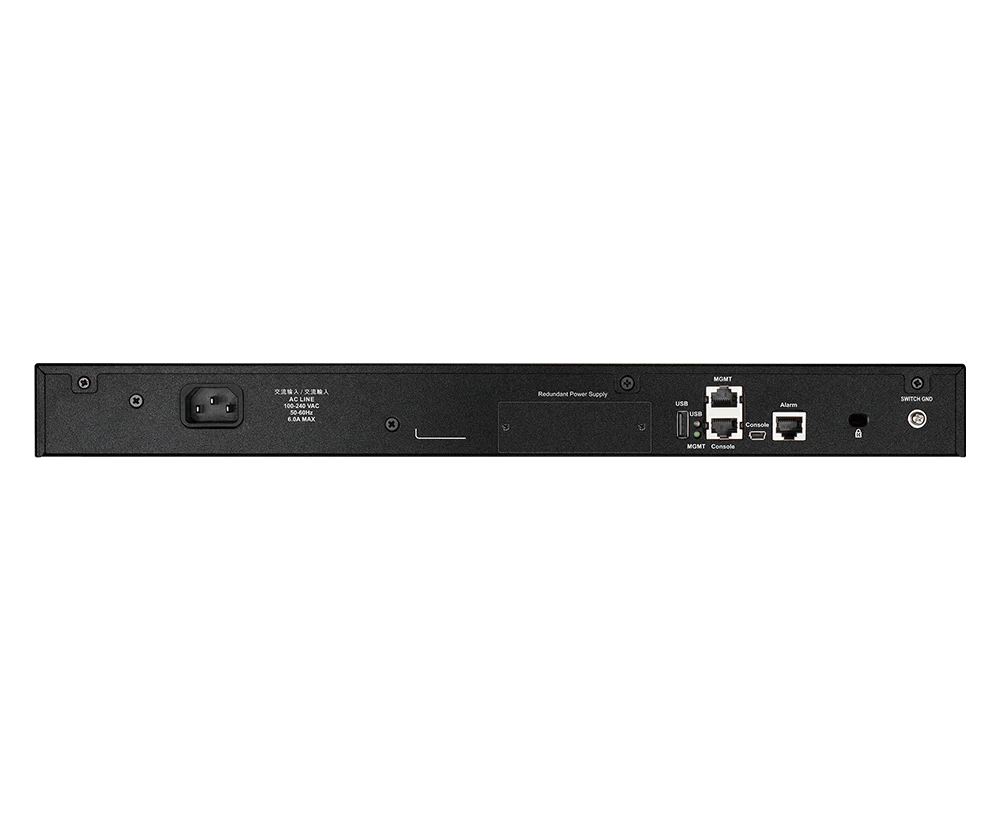 D-Link 52-Port Managed Stackable Switch with 10GbE Ports | 44 GbE Ports + 4 Combo 1GbE/SFP Ports + 4 10GbE SFP+ Uplink Ports | L3 (DGS-3630-52PC/SI) - Image 3