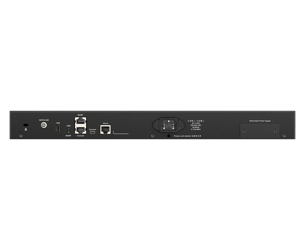 D-Link 52-Port Managed Stackable Switch with 10GbE Ports | 44 GbE Ports + 4 Combo 1 GbE/SFP Ports + 4 10GbE SFP+ Uplink Ports | L3 (DGS-3630-52TC/SI) - Image 3